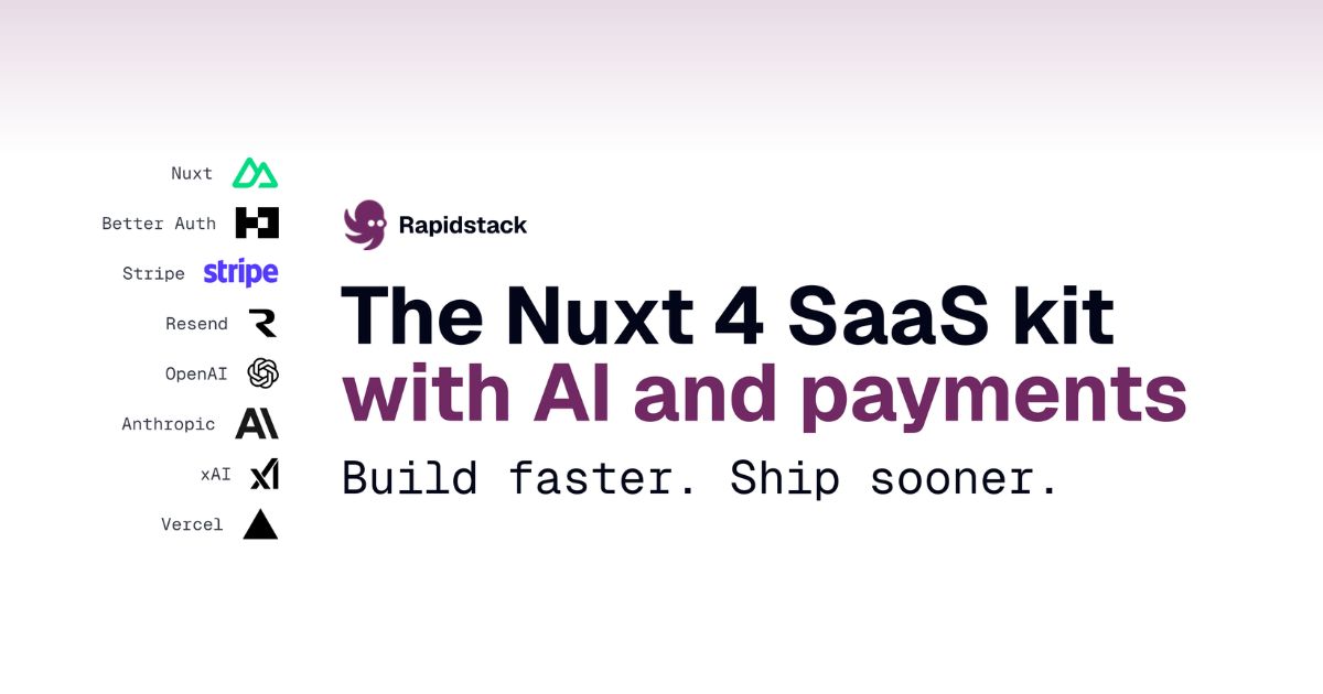 Production-ready Nuxt 4 SaaS template