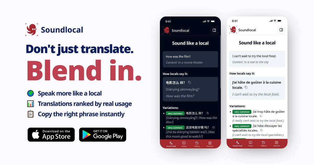 Language learning app